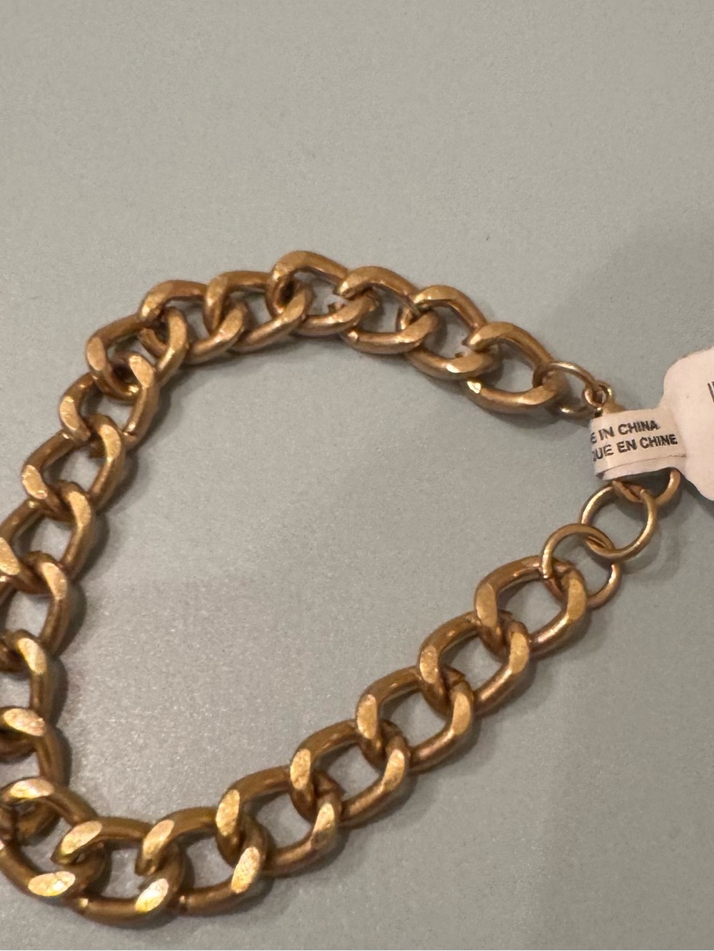 Brand New: Gold-Tone Chunky Link Bracelet
